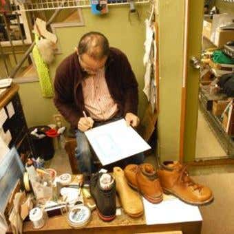 ゴロー登山靴生産の様子