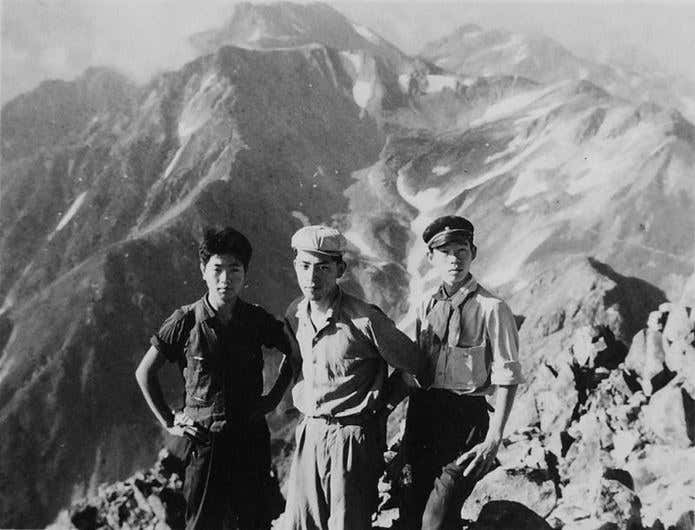 1958年8月剱岳登山時