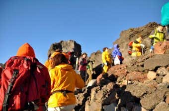 富士登山の画像