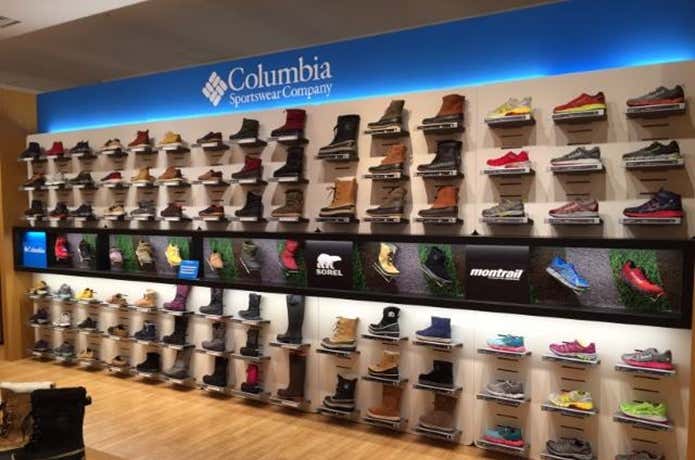 コロンビアの靴