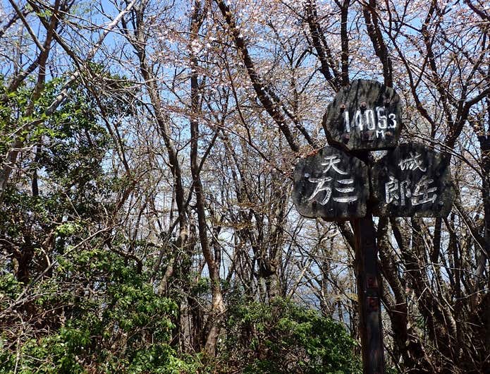 天城山の標識