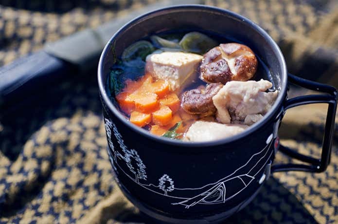 テント泊　山ごはん