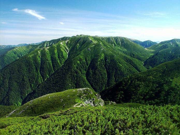北アルプス 双六岳