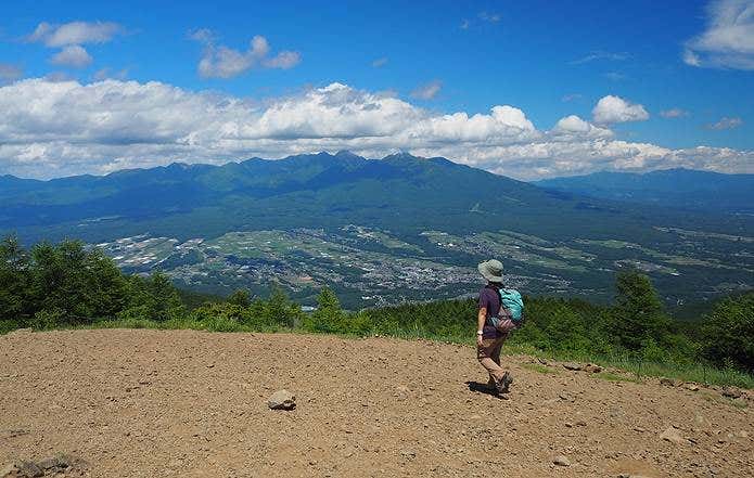 入笠山 八ヶ岳の展望
