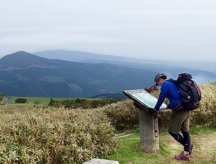 登山ブログを見てから登山に来た男性