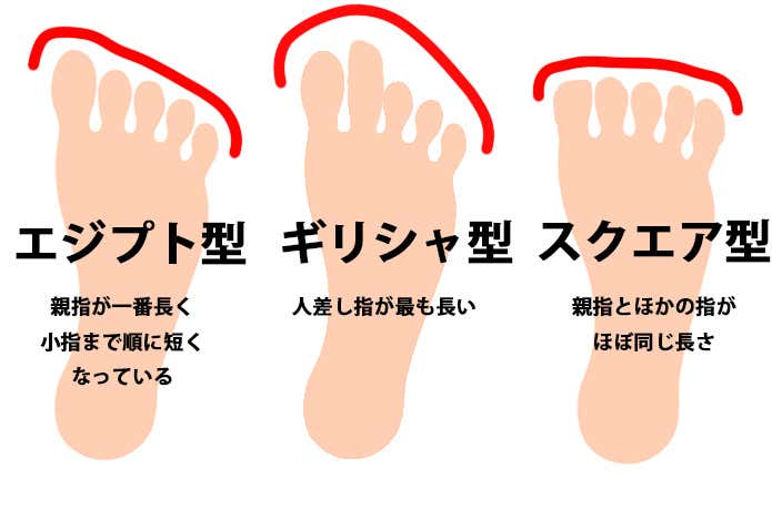 足型の種類