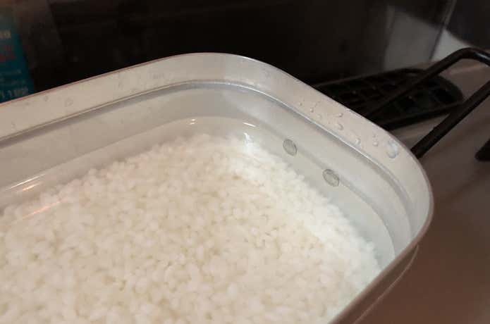 メスティンで炊飯