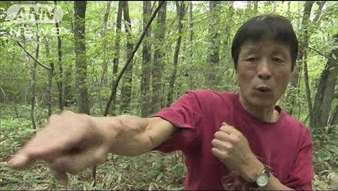 空手でクマ撃退