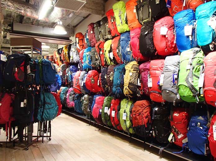 登山用リュックは容量も重要！