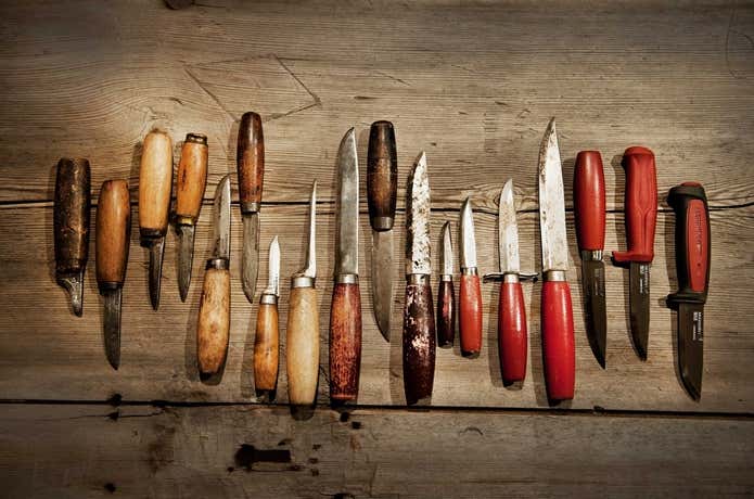 錆びたモーラナイフ