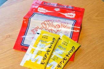 モーリアンヒートパックの外装と中身