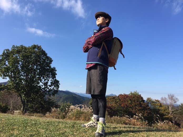 登山ファッション全身スタイル