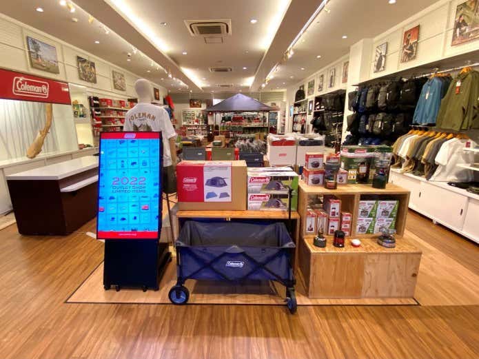 コールマン三井アウトレットパーク倉敷店