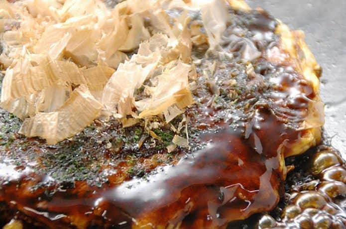 ツーバーナーでお好み焼き