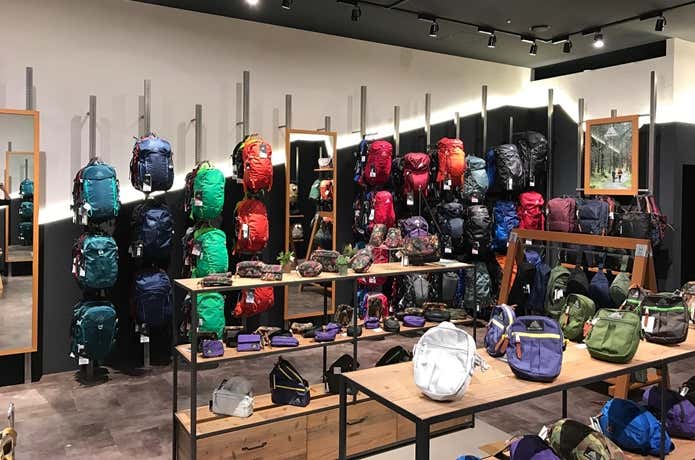 グレゴリーの店舗内