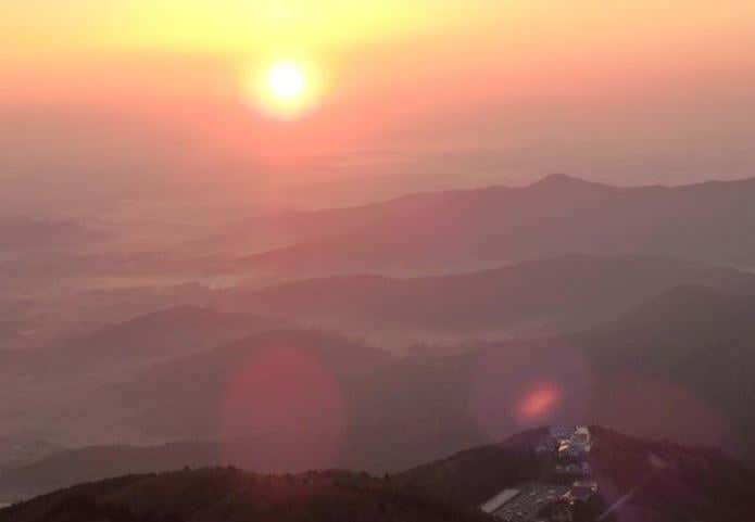 筑波山からの日の出