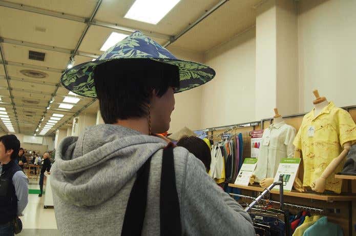 折り畳みできる帽子