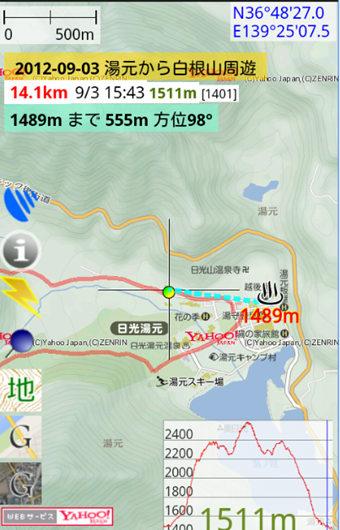 地図ロイドの登山地図アプリ