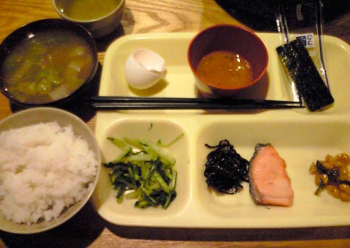 三条の湯の朝食