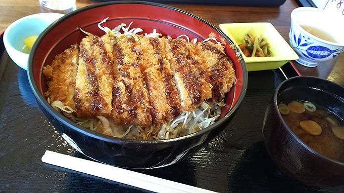 有明荘のソースかつ丼