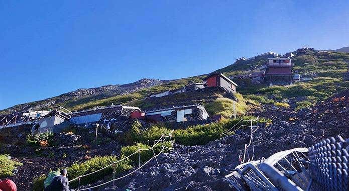 富士山の山小屋