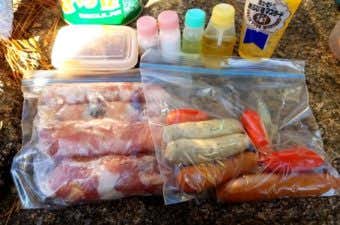 登山で肉を持ち運ぶ方法