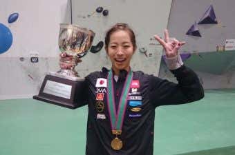 野口啓代選手は世界の女王！