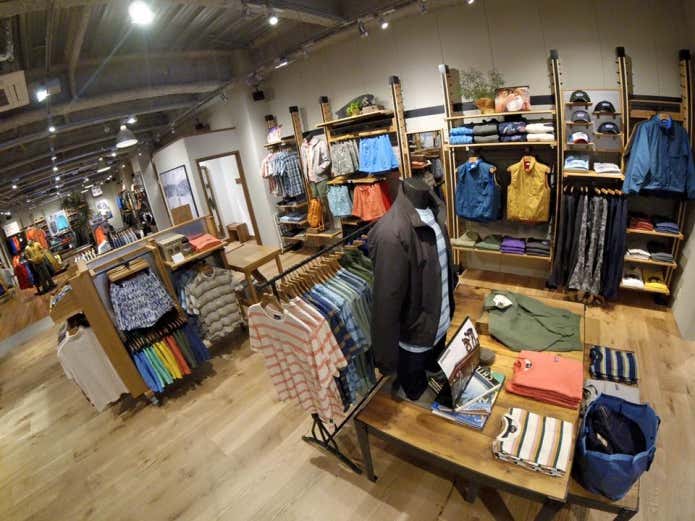 パタゴニア京都の店内