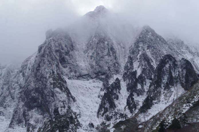 谷川岳　冬季の山容