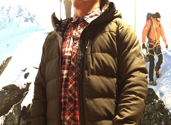 マムートのダウン