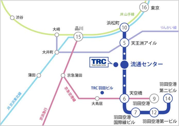 東京流通センターのアクセス