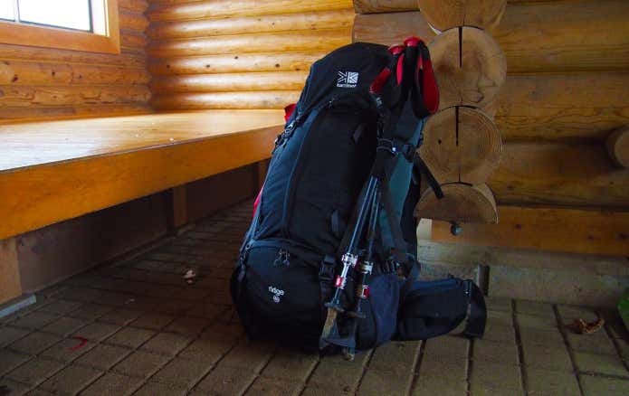 カリマーの大型バックパック