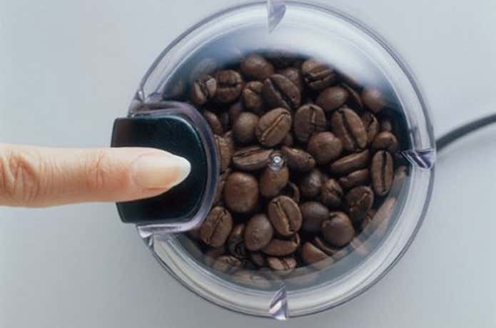 メリタの電動コーヒーミルの画像