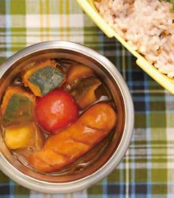 サーモススープジャーで作ったカレー画像
