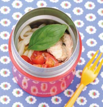 サーモススープジャーで作ったトマトうどんの画像