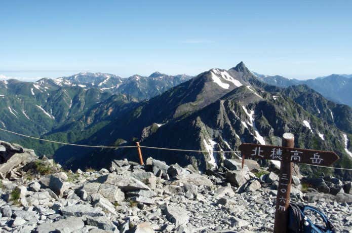 北穂高岳山頂