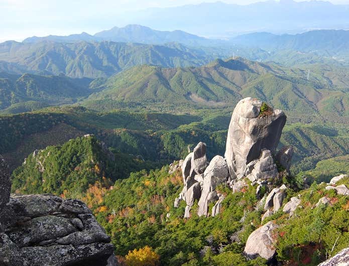 瑞牆山山頂からの眺め