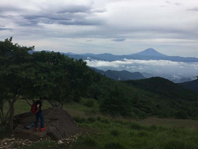 月見岩からの富士山