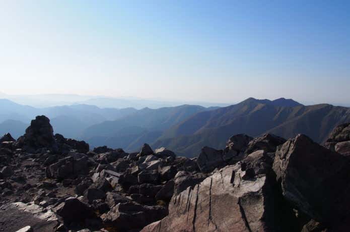 那須岳山頂からの眺めの画像