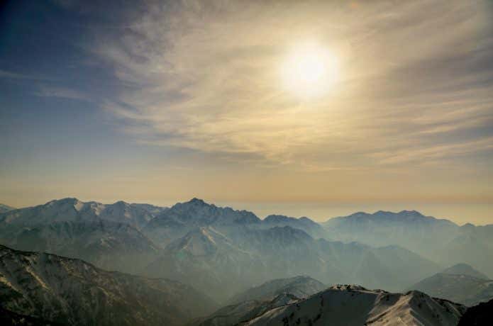 五竜岳頂上からのパノラマ眺望