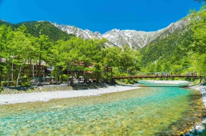 上高地河童橋の画像