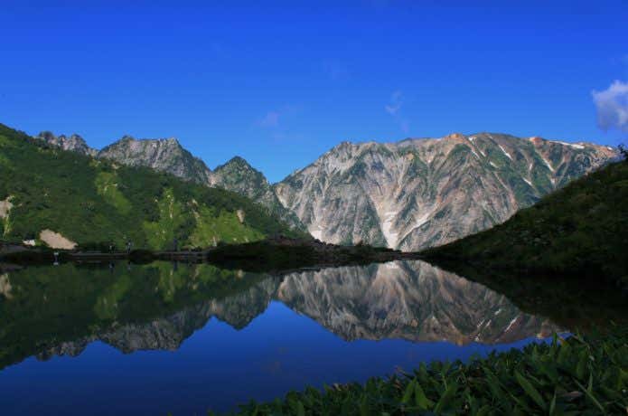 白馬エリアの唐松岳の画像
