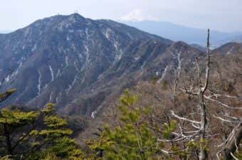 富士山と三ツ峠山
