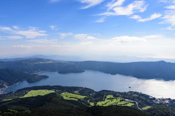 箱根駒ヶ岳から見る芦ノ湖