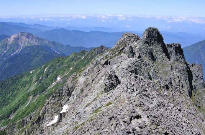 奥穂高岳山頂の画像
