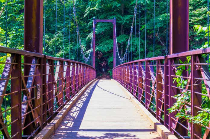 三頭山の橋