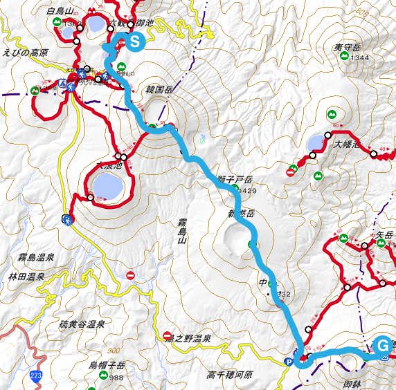 霧島山縦走