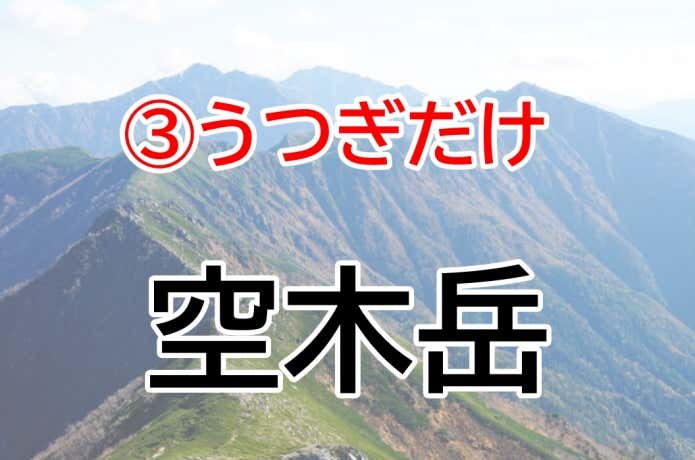うつぎだけ