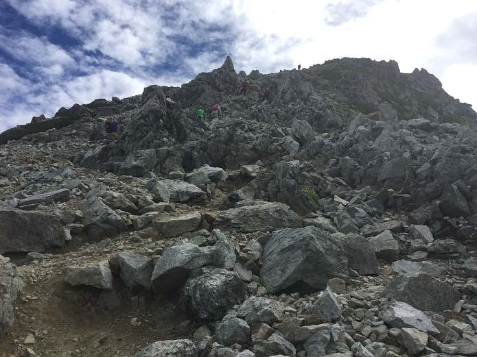 一ノ越から雄山山頂
