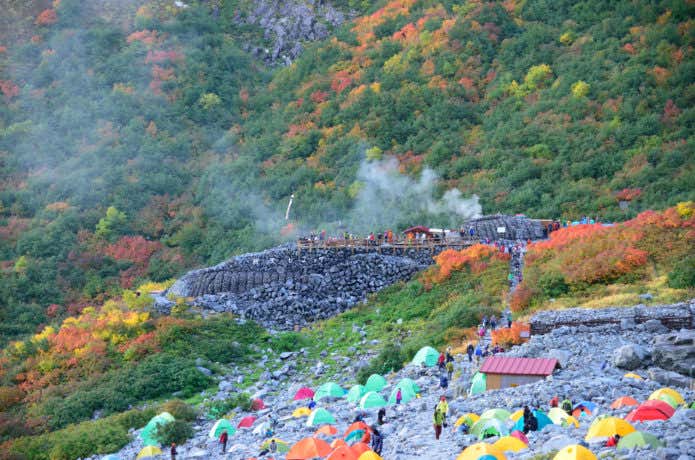 涸沢テン場